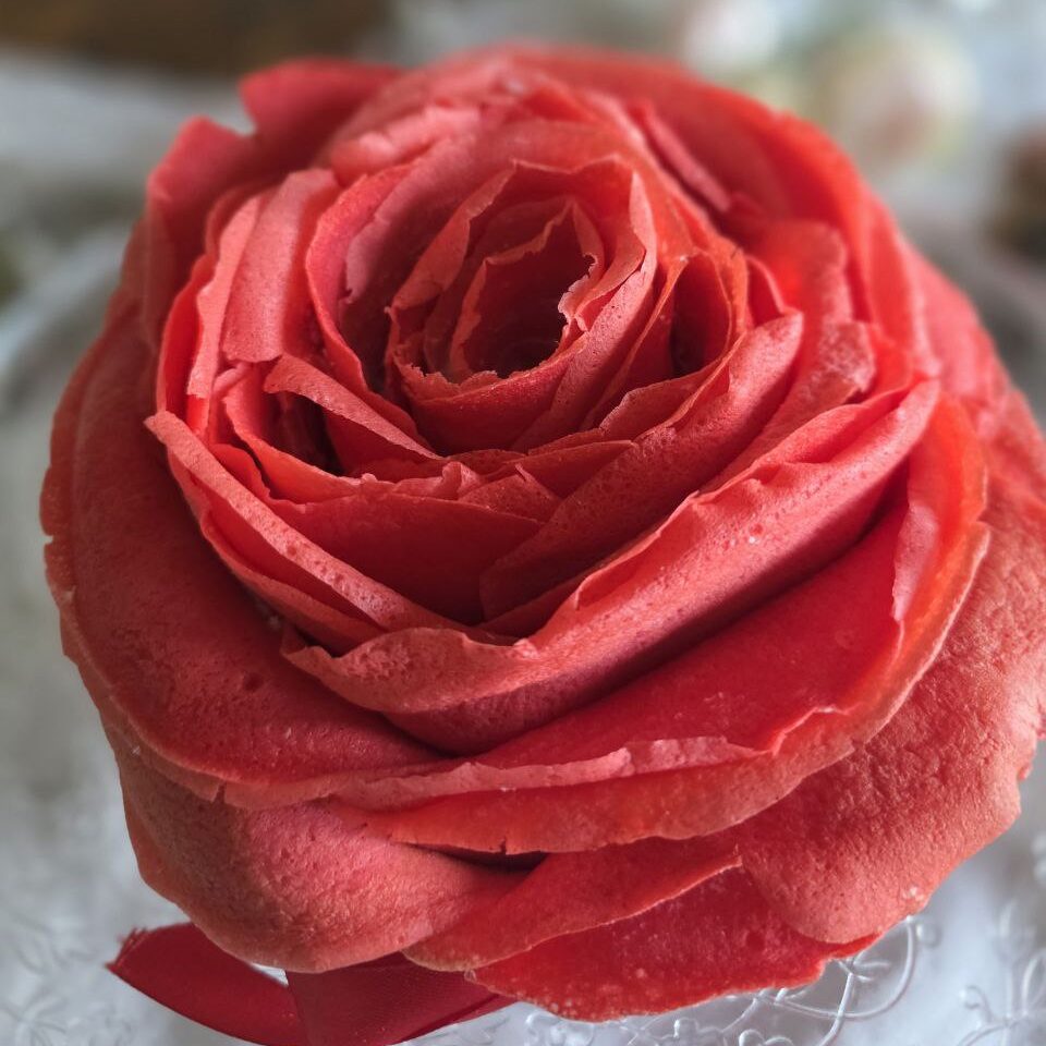 Torta Rosa Rossa, Senza Glutine, Senza Lattosio