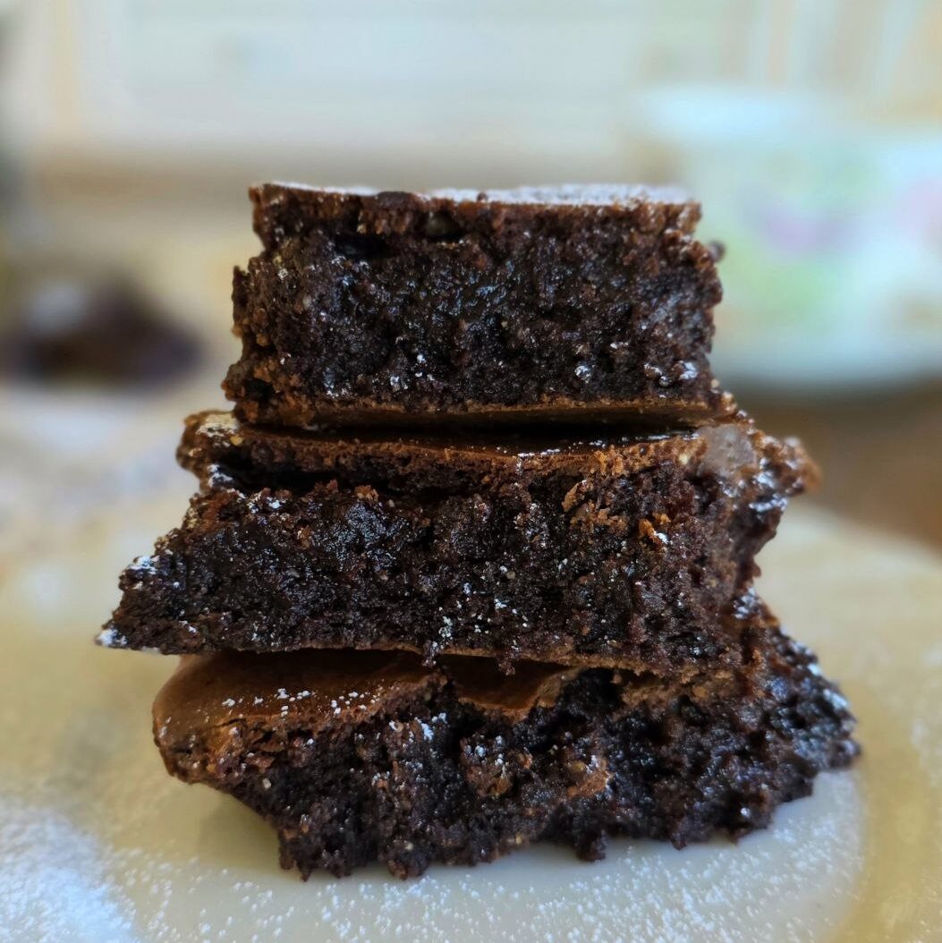 Brownies con Cuore Fondente Senza Glutine