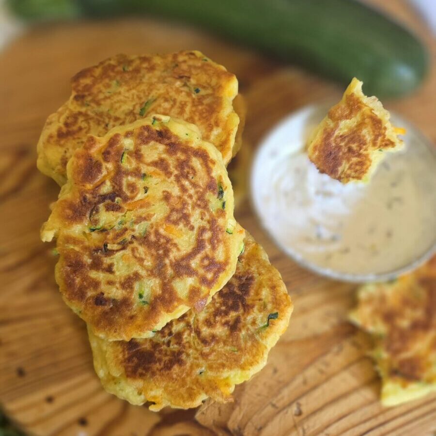 Pancake Salati alle Verdure Senza Glutine